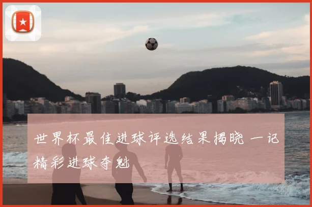 世界杯最佳进球评选结果揭晓 一记精彩进球夺魁
